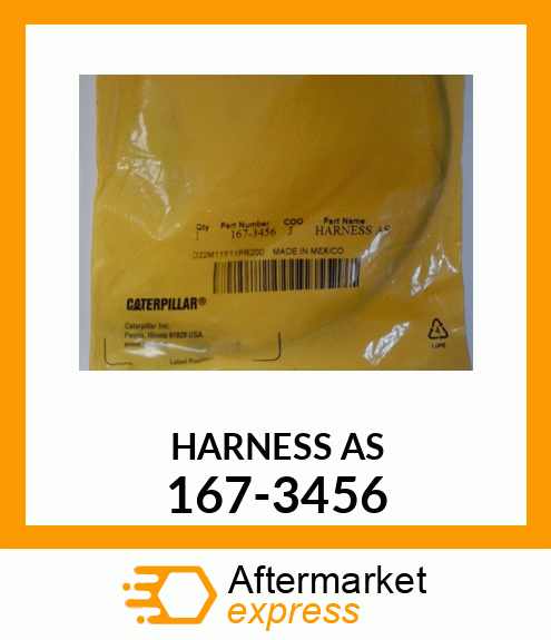 HARNESS AS 167-3456