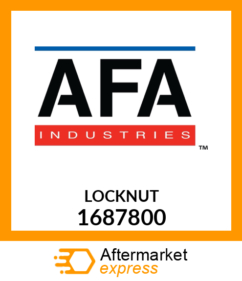 LOCKNUT 1687800