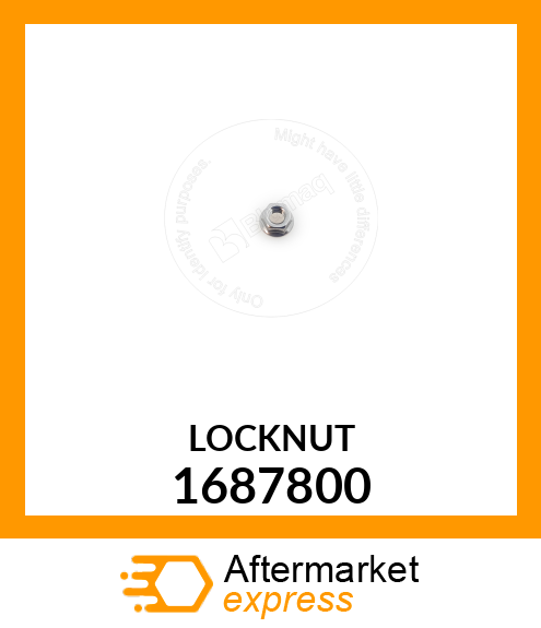 LOCKNUT 1687800