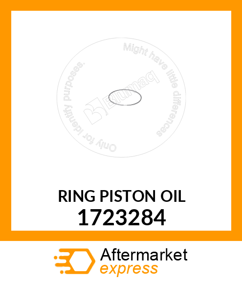 PISTON RING-OIL 1723284