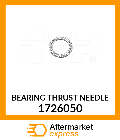 BEARING THRUST NEEDLE 1726050