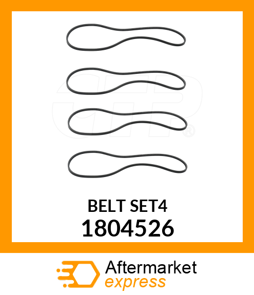 BELT SET(4) 1804526