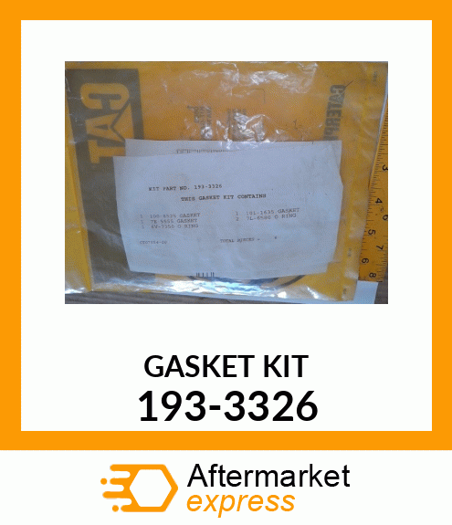 GASKET KIT 193-3326