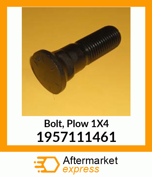 Bolt, Plow 1X4 195-71-11461