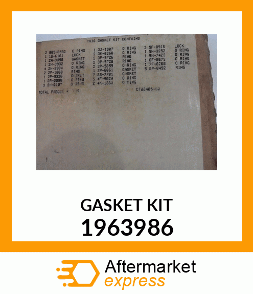 GASKET KIT 1963986