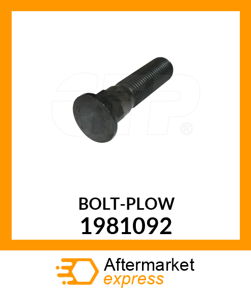 BOLT, PLOW 1981092