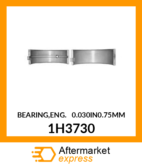 MAIN BEARING .030" 1H3730