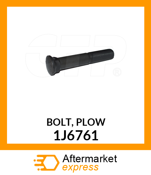 BOLT - PLOW 3/4 X 4-1/2" 4F02 1J6761