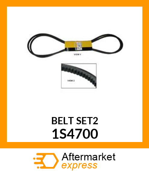 V-BELT SET 1S4700