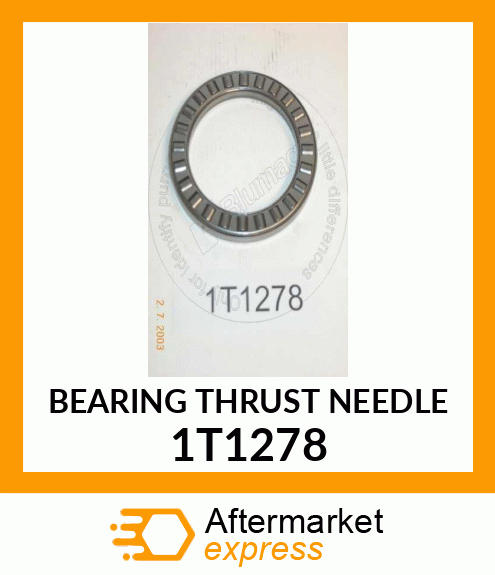 BEARING 1T1278