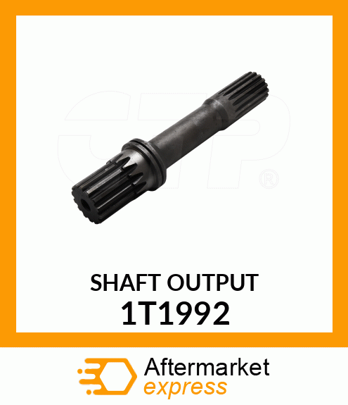 SHAFT OUTPUT 1T1992