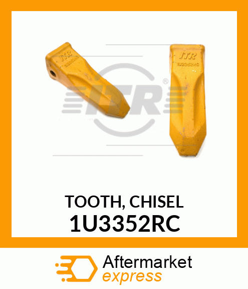 TOOTH, CHISEL 1U3352RC