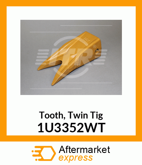 Tooth, Twin Tig 1U3352WT