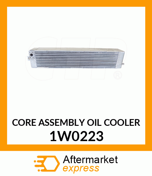 CORE ASSEMBLY OIL COOLER 1W0223