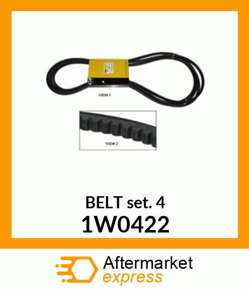 VEE BELT S 1W0422