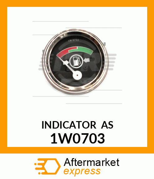 INDICATOR, FUEL PRESSURE 1W0703