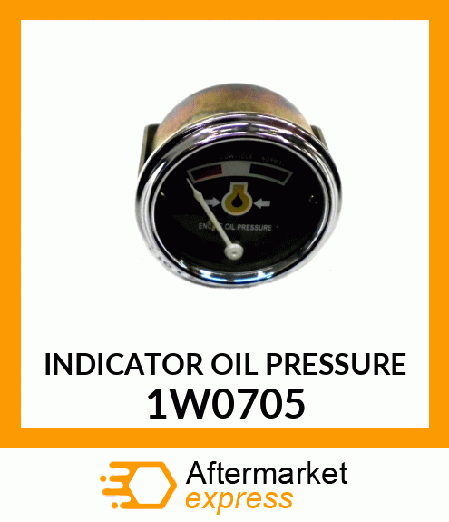 GAUGE- OIL PRESSURE 0-40 1W0705