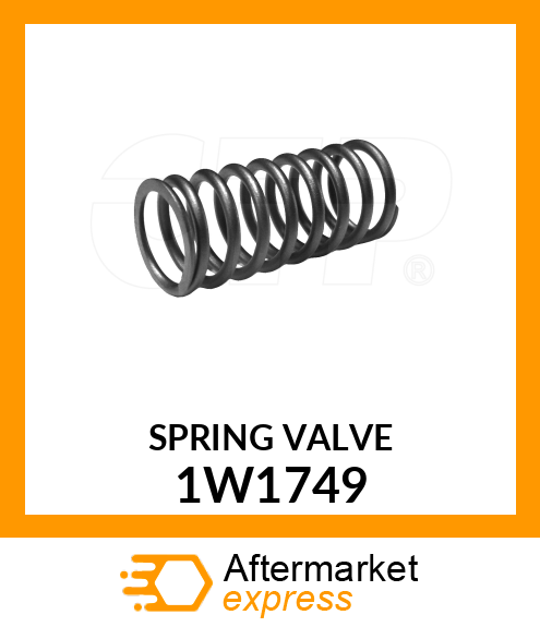 SPRING VALVE 1W1749