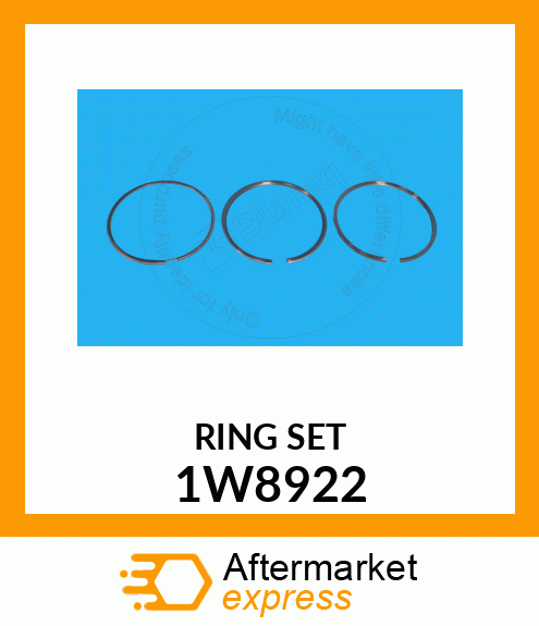 RING*SET*PISTON*** 1W8922