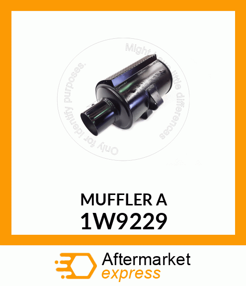MUFFLER A 1W9229