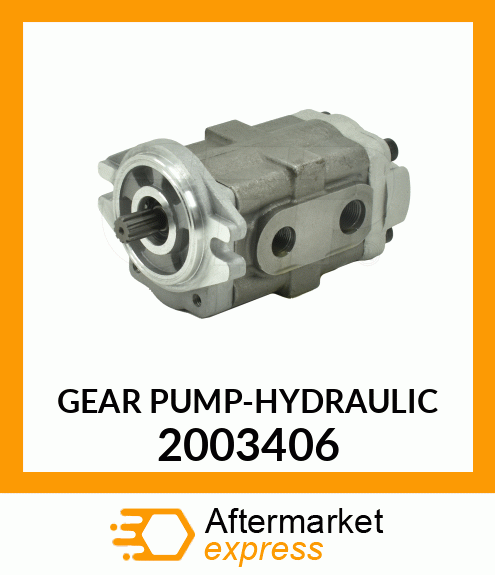 GEAR PUMPHYDRAULIC 2003406