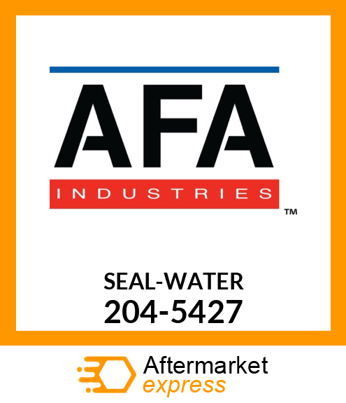 SEAL-WATER ALIZER 204-5427