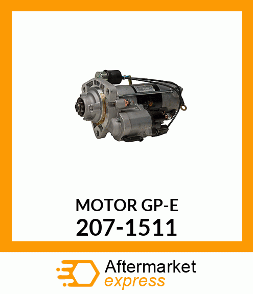 963C #3 Starting Motor GP - Electric 207-1511