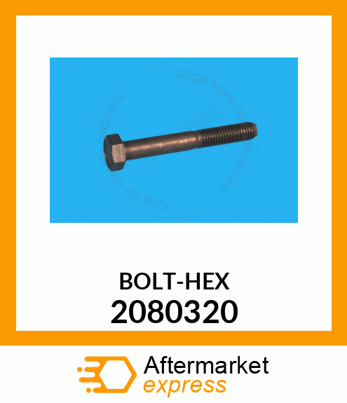 BOLT-HEX 2080320