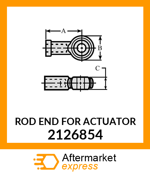 ROD END FOR ACTUATOR 2126854