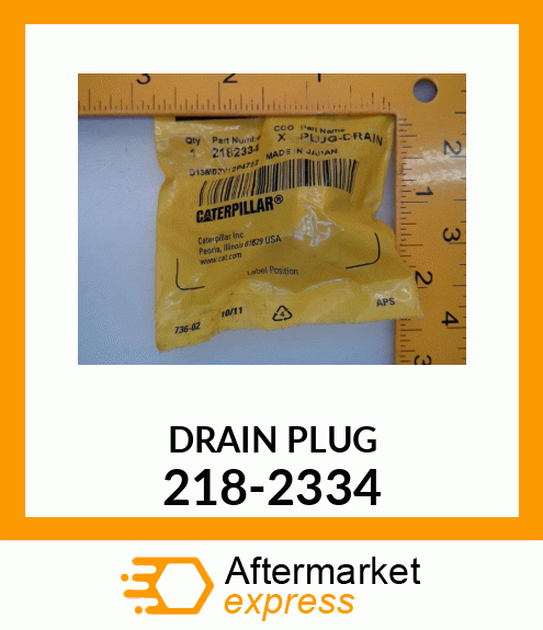 PLUG-DRAIN 218-2334