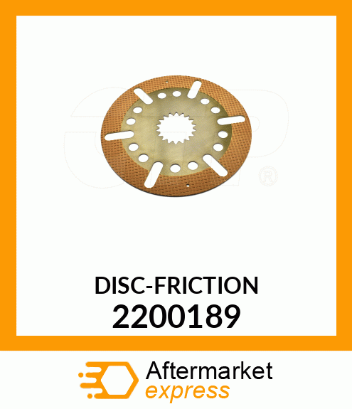 DISC - FRICTION 2200189