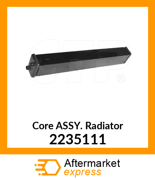 CORE A RADIATOR 2235111