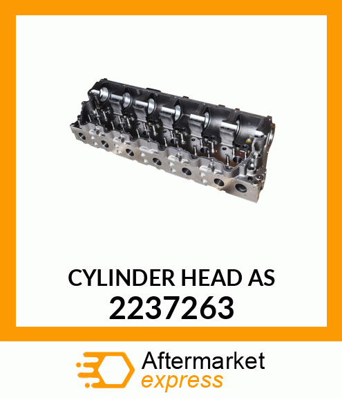 LOADED CYL HEAD 3406E, 3456, 2237263