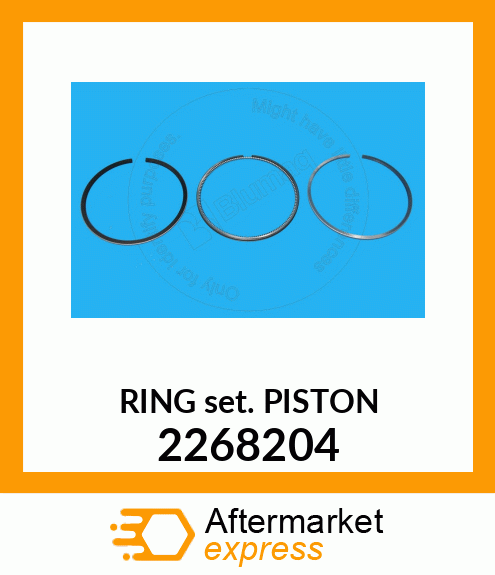 RING SET PISTON 2268204