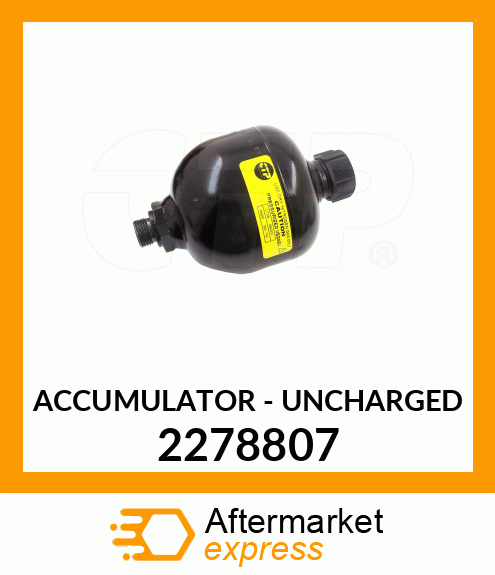 ACCUMULATOR UNCHARGED 2278807