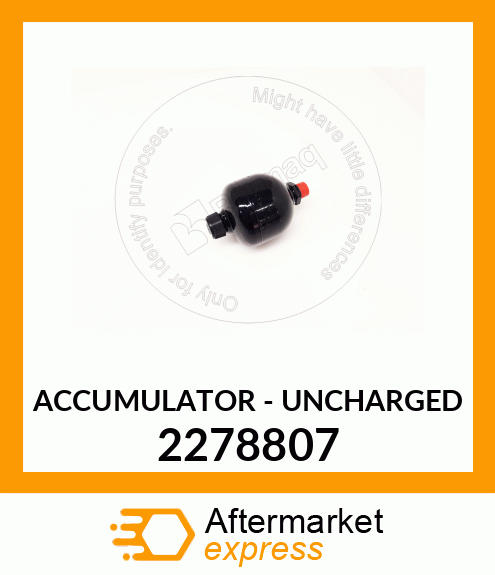 ACCUMULATOR UNCHARGED 2278807