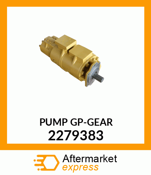 PUMP 2 SECTION GEAR PUMP 2279383