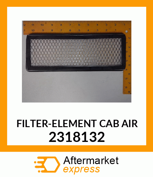 CAB AIR FILTER /FLAT PANE 2318132