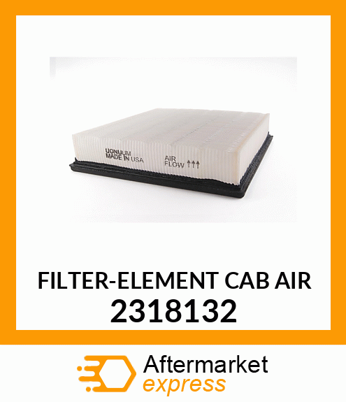 CAB AIR FILTER /FLAT PANE 2318132