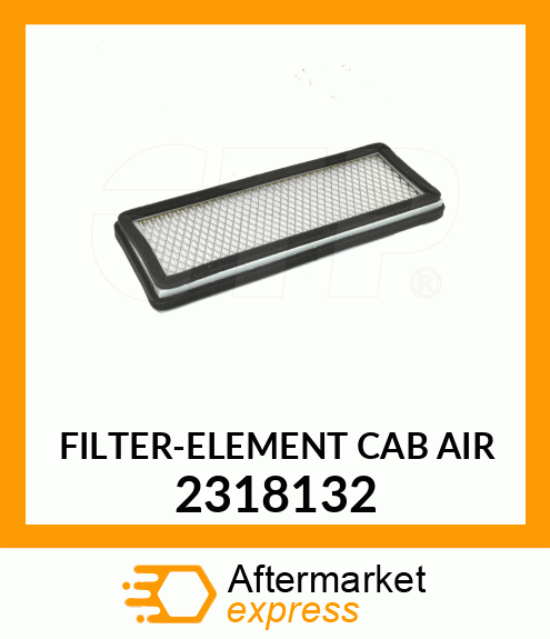 CAB AIR FILTER /FLAT PANE 2318132