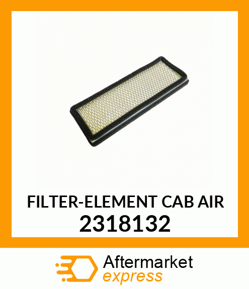 CAB AIR FILTER /FLAT PANE 2318132