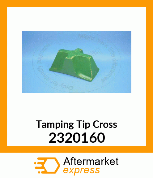 Tamping Tip Cross 2320160