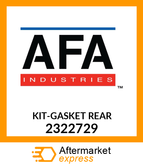 KIT-GASKET REAR 2322729