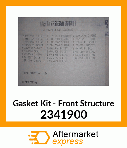 KIT-GASKET-F 2341900