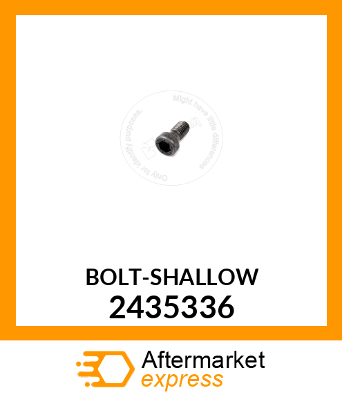 BOLT-SHALLOW 2435336