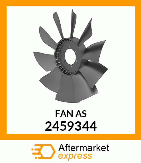 FAN AS (10 BLADE, BOLT MTG DIA 2459344