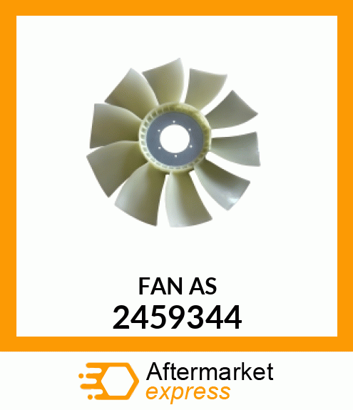 FAN AS (10 BLADE, BOLT MTG DIA 2459344