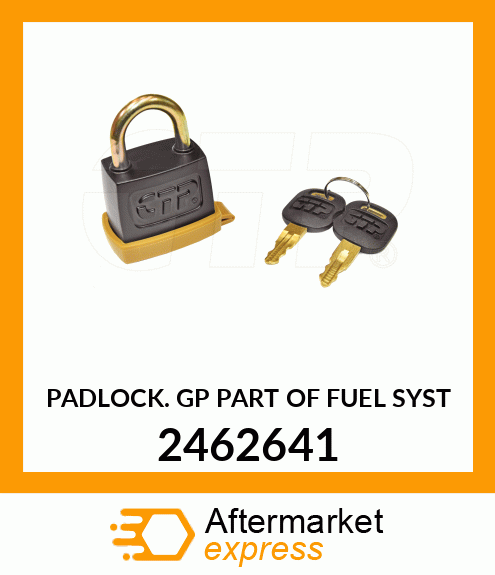 PADLOCK W/KEY 5P8500 2462641