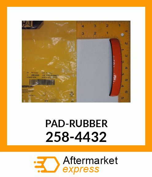 PAD-RUBBER 258-4432