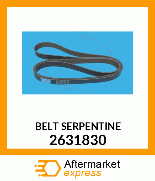 SERPENTINE BELT 2631830